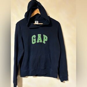 Auction listing-GAP-Navy/Green Hoodie